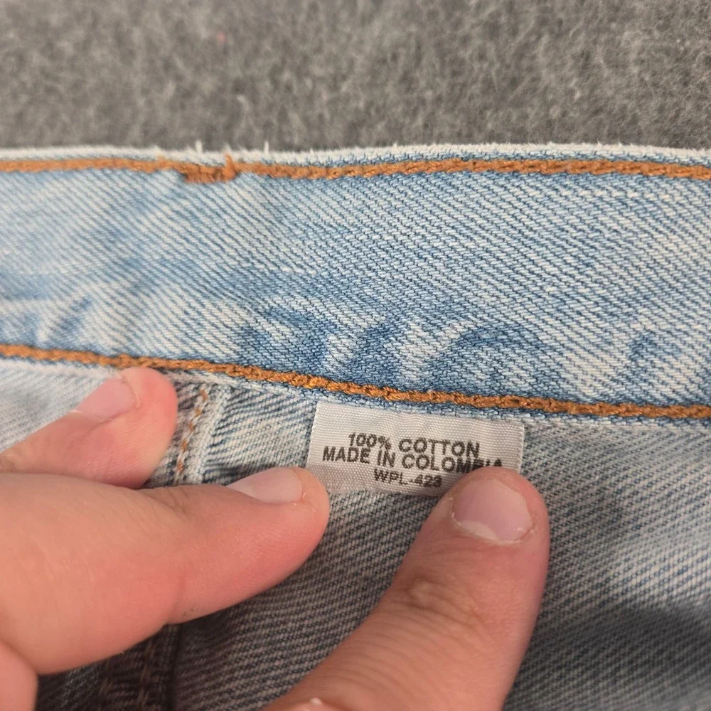VTG Levi's 501 xx Jeans Men 34x32 Light Wash Button Fly Straight Leg Denim